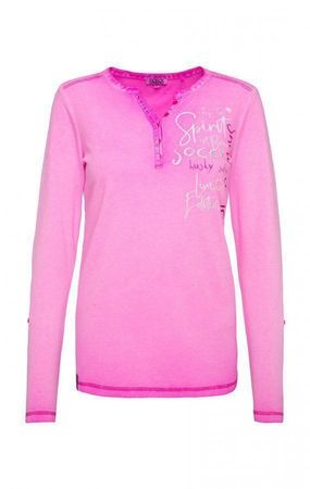 Original SOCCX Pulli Sweat Shirt mit Artwork Pink XXL 44 NEU