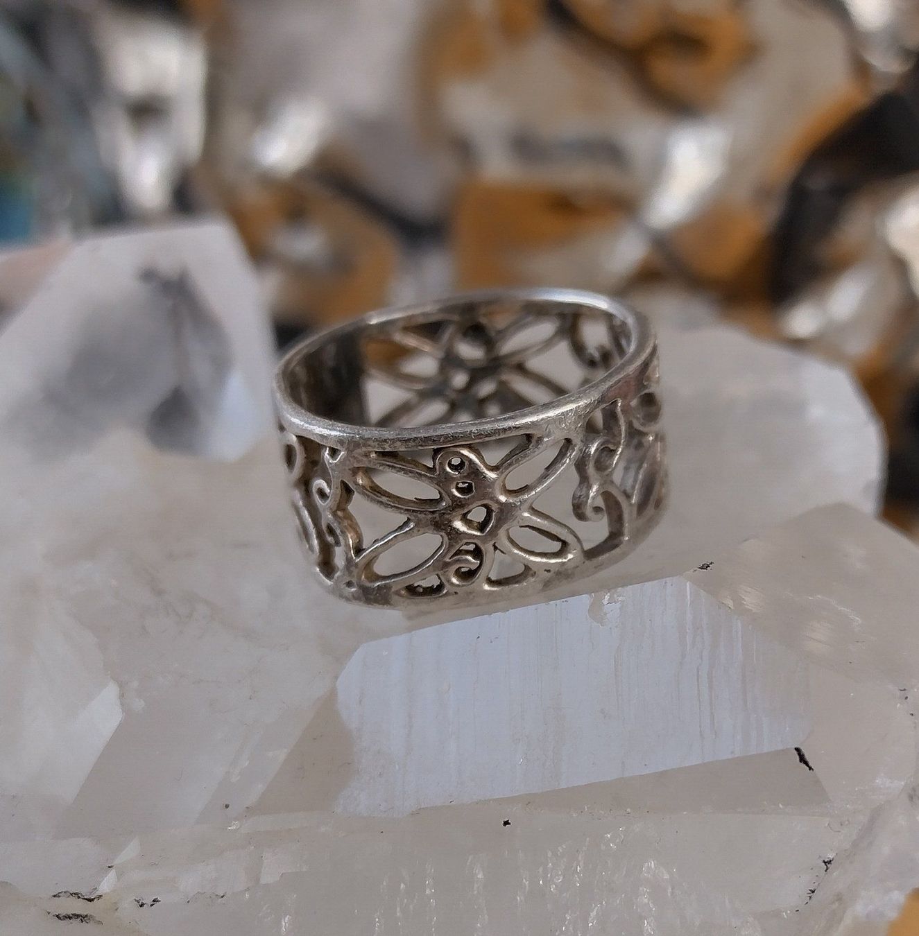 Anelli: XS RING 925 SILBER MIT MUSTERUNG – Usato da Romanshorn venduto da BoutiqueA 2
