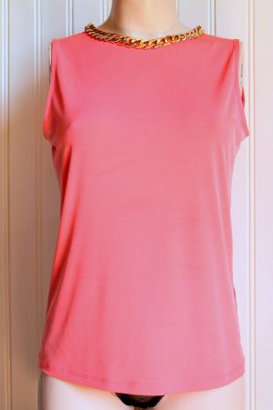 Calvin Klein * elegantes TOP mit Goldkette  38  M
