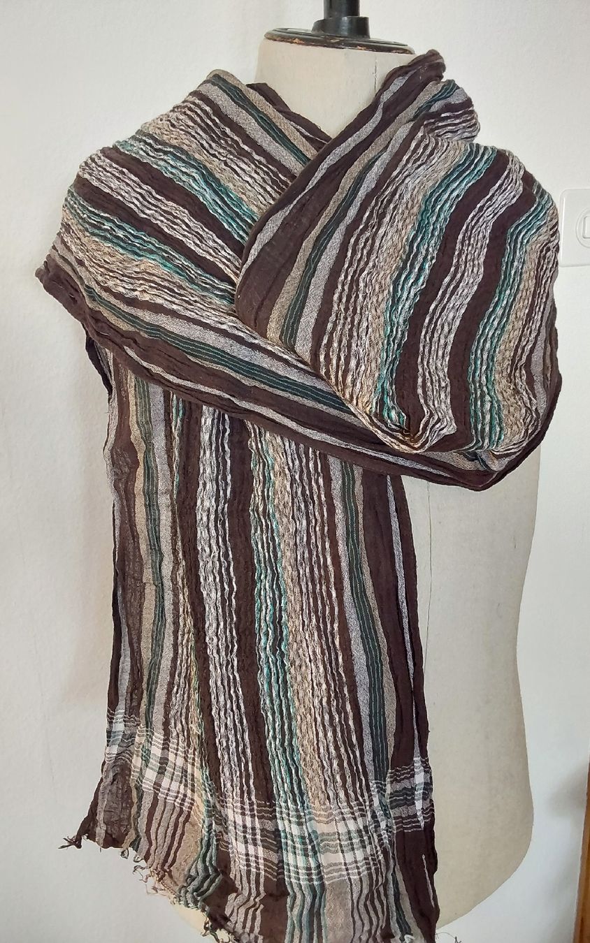 Foulard & Sciarpe: Schal Baumwolle – Nuovo (secondo la descrizione) da Köniz venduto da scopello12