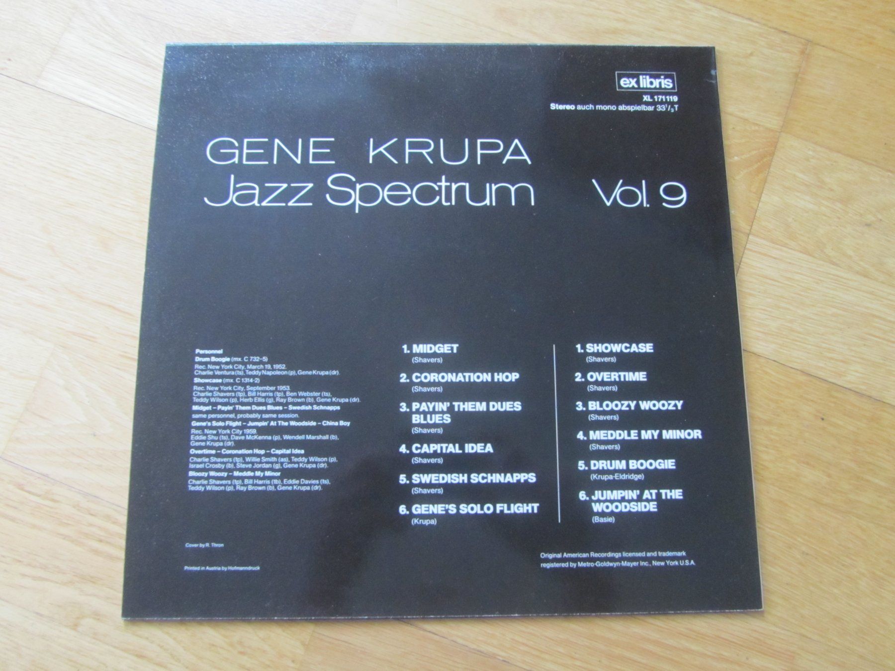 Dischi in vinile: Gene Krupa - Jazz Spectrum Vol. 9 – Usato da Seengen venduto da mikelele 3