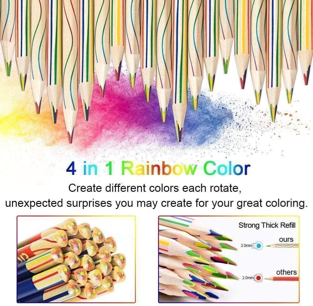 Penna & Evidenziatori: Regenbogen Farbstifte  Buntstifte 30 pcs – Nuovo (secondo la descrizione) da Thun venduto da keller001 3