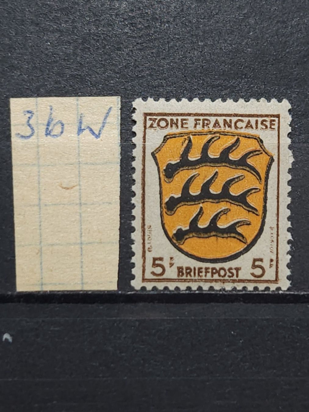 Alle Briefmarken: Franzö Zone Allgemeine Mi-Nr.3 bw Postfrisch Einwandfrei – Neu (gemäss Beschreibung) aus Kriens von Nidfeld45