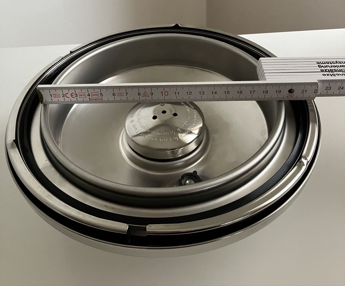 Amc Padelle: AMC Secuquick Deckel, Top Zustand, Schnellkochdeckel. – Usato da Neschwil venduto da Luna19610 5