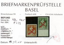 1919-1920 OFFIZIELLE AUSGABE SERIE MIT BEFUND ** - FP9