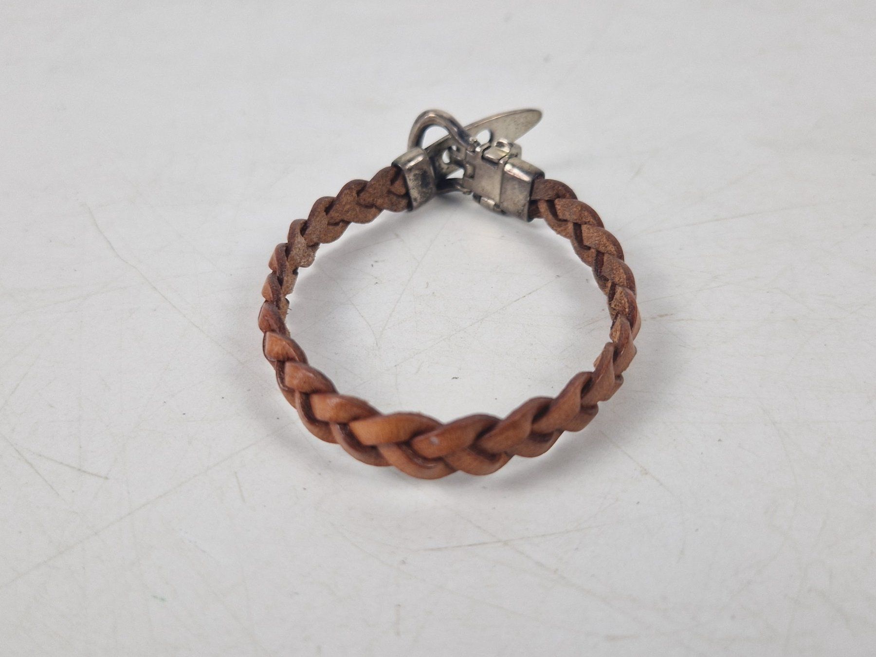 Bracelets: Braunes Lederarmband – D'occasion à Muhen par Restwert_Muhen