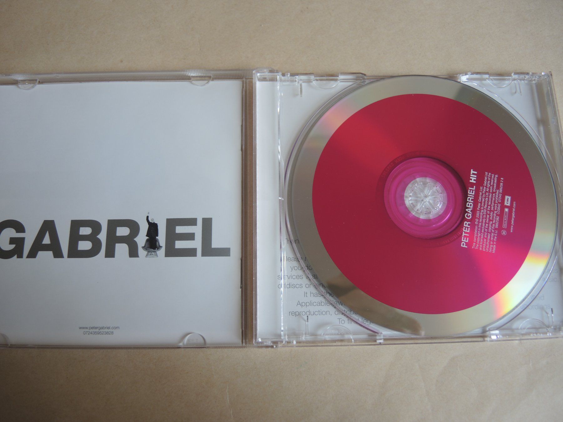 CDs: CD - Peter Gabriel - HIT (vergriffen) – Gebraucht aus Rorschach von maeck8 2
