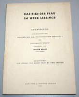 J. Brosy: Das Bild der Frau im Werk Lessing, Abhandlung 1951
