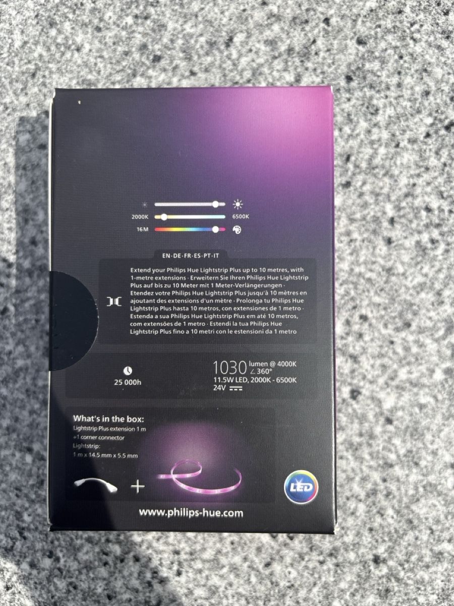 Philips Guirlandes lumineuses: Philips Hue Lightstrip Plus Extension 1m neu – Neuf avec emballage d'origine à Sissach par hfgr 1