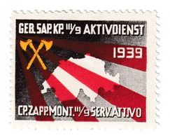 Soldaten Briefmarke