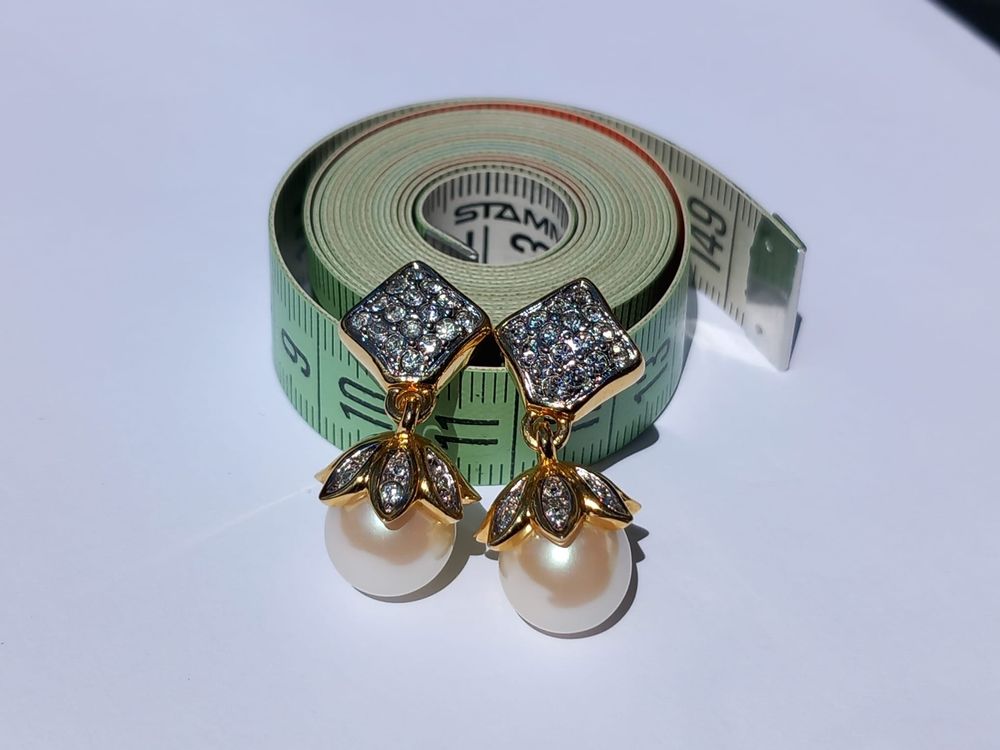 SUPERFINDINGS 24 Stück Schleifen-Ohrstecker – Gold & Platin, Aus Messing, Mit 1,2 Mm Loch, Ideal Für Schmuckherstellung
