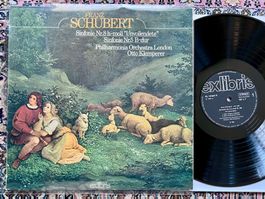 Schubert Sinfonie Nr. 8 & 5 Klemperer LP GEWASCHEN TOP