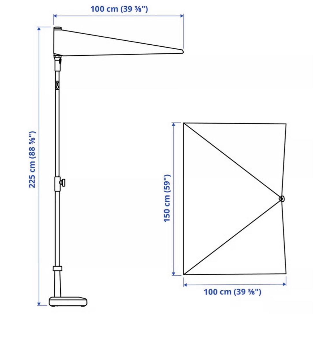 Ikea Sonnenschirme: IKEA Sonnenschirm mit Fuss – Gebraucht aus Pratteln von sah_qsr9 1