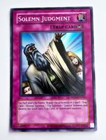 Solemn Judgment - Yu-Gi-Oh! TCG