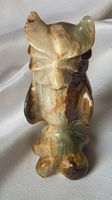 Eule Figur Onyx -Marmor Skulture siehe Foto 