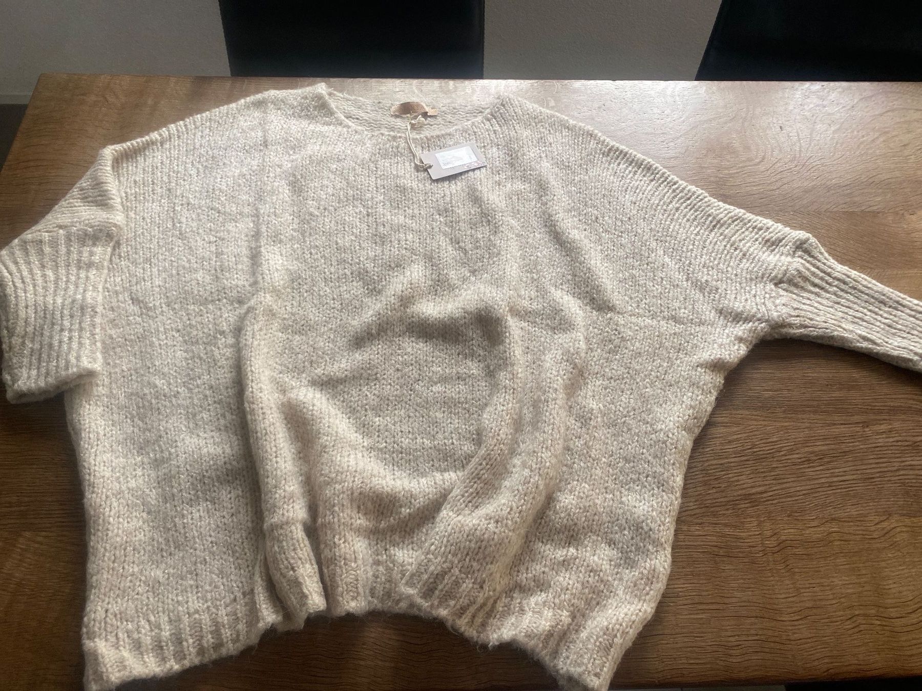 Maglioni & Felpe: MARTA Wollpullover/Pullover Gr.one Size ecrù/beige NEU/OVP – Nuovo e nell'imballaggio originale da Frauenfeld venduto da Boldi46