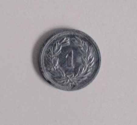 Tutti le monete: 1 Rappen 1945 ss/vz – Usato da Basel venduto da Palmenland 1