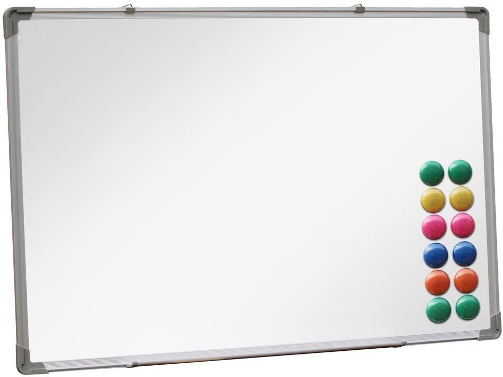 Jubilin Magnettafel 120x60cm Für Kinder - Mit 12 Kreidestiften, Haltern & Reinigungstuch, Selbstklebend, Kamelrosa