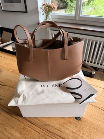 POLÈNE Cyme Mini Bag Camel - Handtasche neu & ungetragen