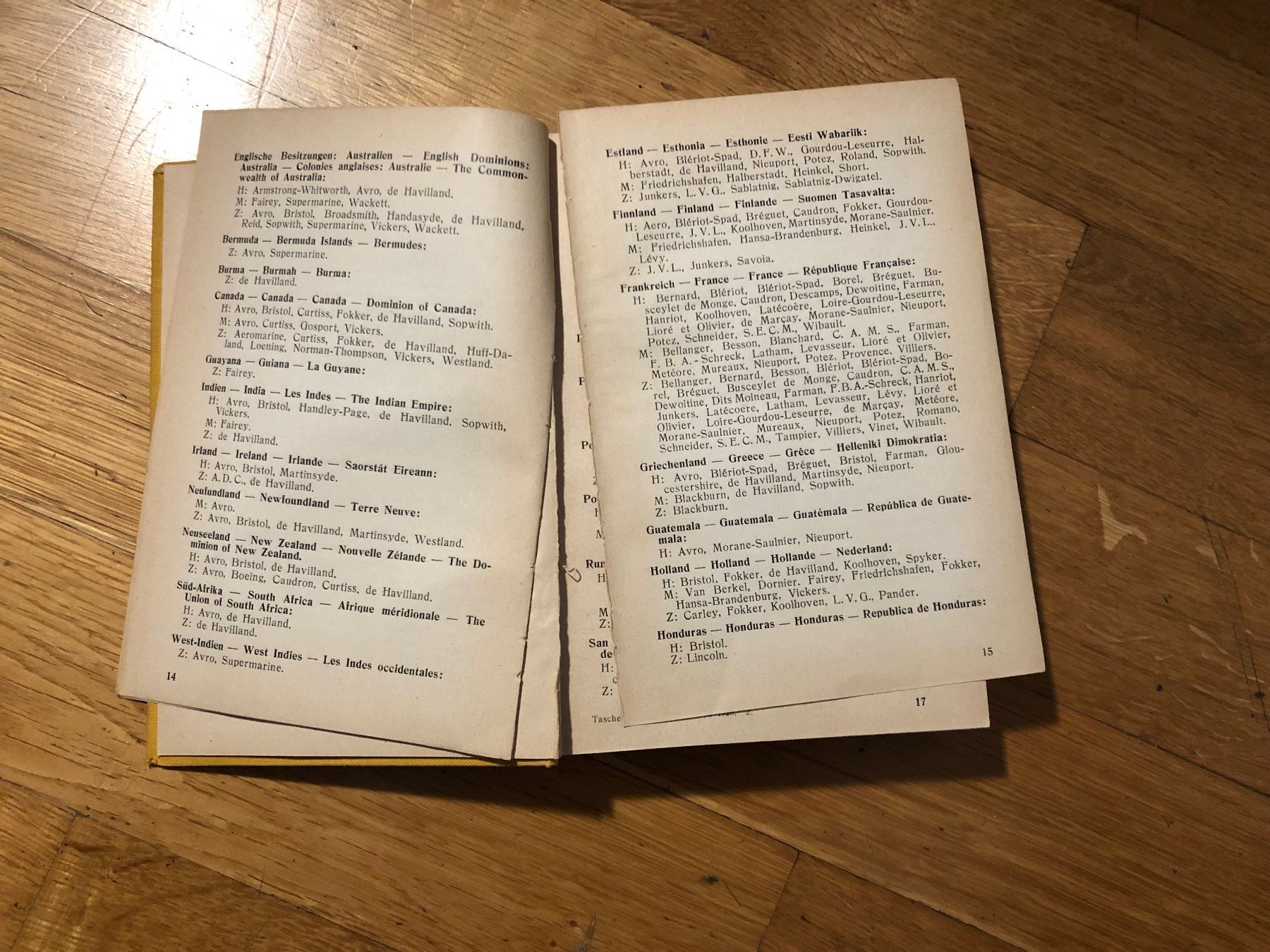 Bücher: Taschenbuch der Luftflotten 1928 – Gebraucht aus Mollis von ges_vlm6 2