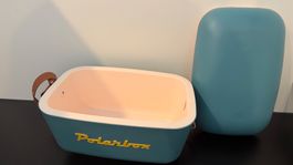 Polarbox Blau im Retro Design 40x25x25