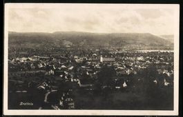 Pratteln, Ortsansicht aus der Vogelschau