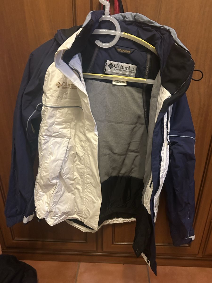 Columbia Giacche: Giacca da sci Columbia bianco blu con cappuccio – Usato da Rivera venduto da ValeShop 1