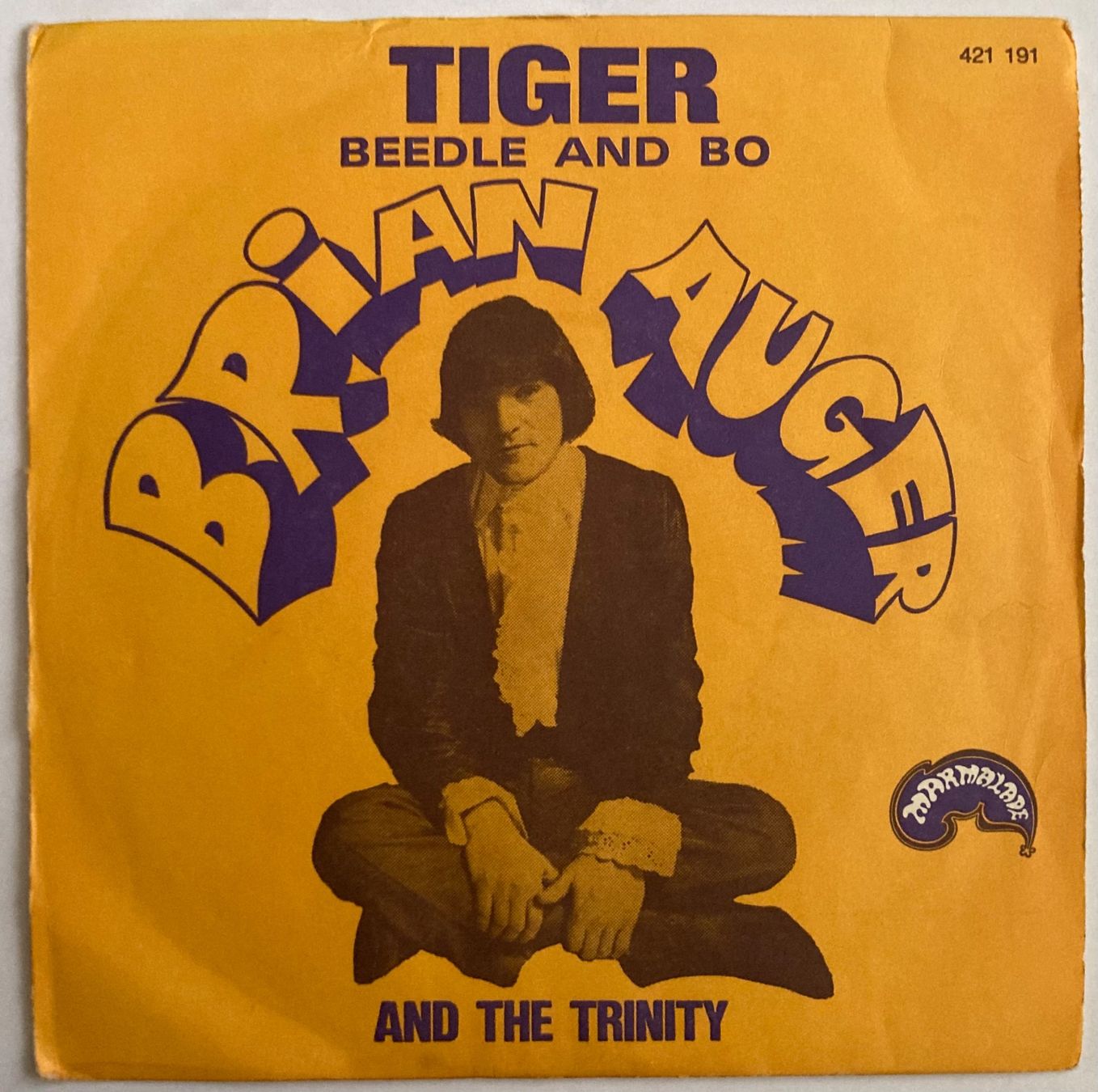 Vinyles: BRIAN AUGER AND THE TRINITY - TIGER – D'occasion à Poliez-Pittet par Newtown-Records
