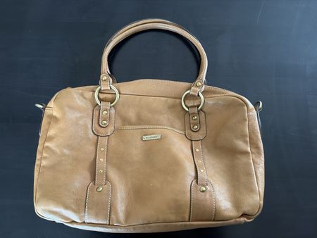 STORKSAK Elizabeth Leather Nappy bag