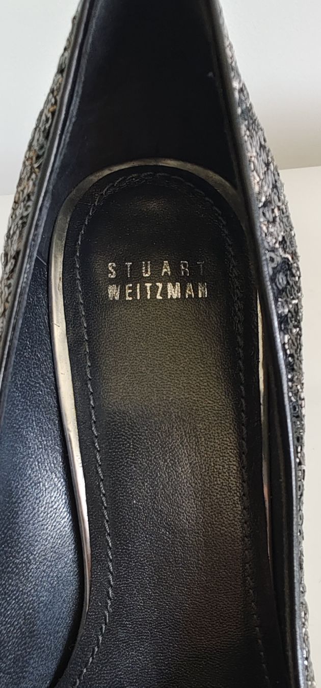 Stuart Weitzman Scarpe da donna: Stuart Weitzman Pailletten Pumps 40 – Nuovo (secondo la descrizione) da Meilen venduto da Aphrodite87 1