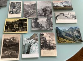 Zermatt Vintage Postkarten Sammlung - 11 Stk