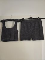 Zebra Sport Set, Grösse L, Top und Shorts, Sommer Look!
