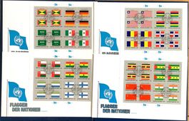1985 USA - FDC  Jahresausgabe UNO FLAGGEN der Nationen