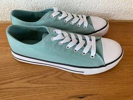 NEUE Sneaker Stoff Türkis, Grösse 40