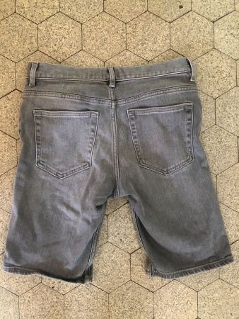 Jungen Jeans Shorts Grau Gr. 28 | Coole Slim Fit kurze Hose