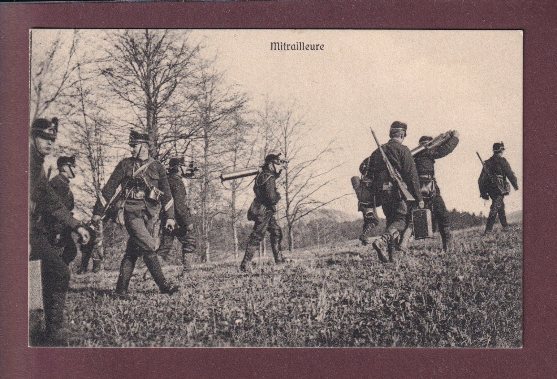 Cartoline postali: SOLDAT - Mitrailleure – Usato da Pully venduto da nicecards