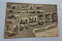 AK Viele Grüsse aus Basel spezielle AK BS