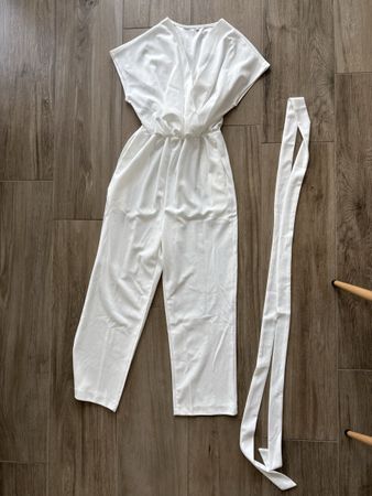 Weisser Overall, Grösse S, neu