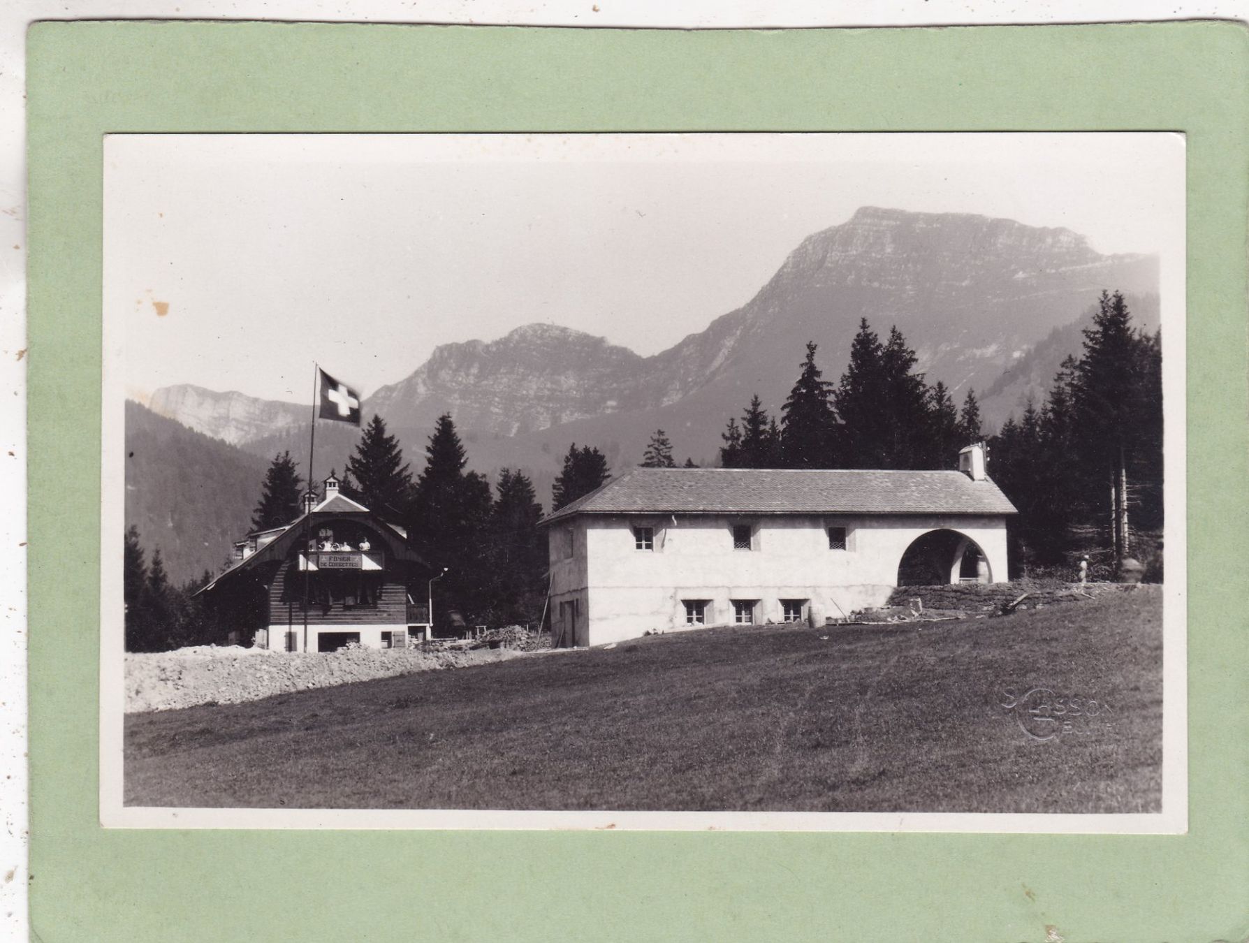 Cartoline postali: Chapelle N. D.  des Neiges Corbettaz s Châtel-St.Denis – Usato da Herisau venduto da Lisegrat2008