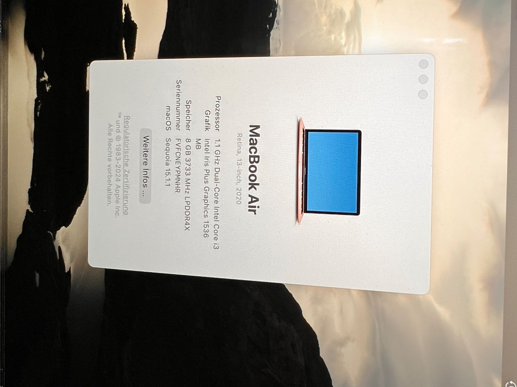 Apple Notebook: MacBook Air 13.3" Gold – Difettoso da Bottighofen venduto da dermueller 9