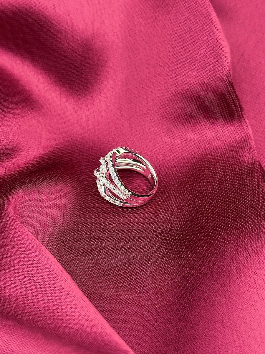 Anelli: Bague or blanc 18ct. / Diamants total 1.50 cts – Nuovo (secondo la descrizione) da Nyon venduto da Lunas_Watches 2
