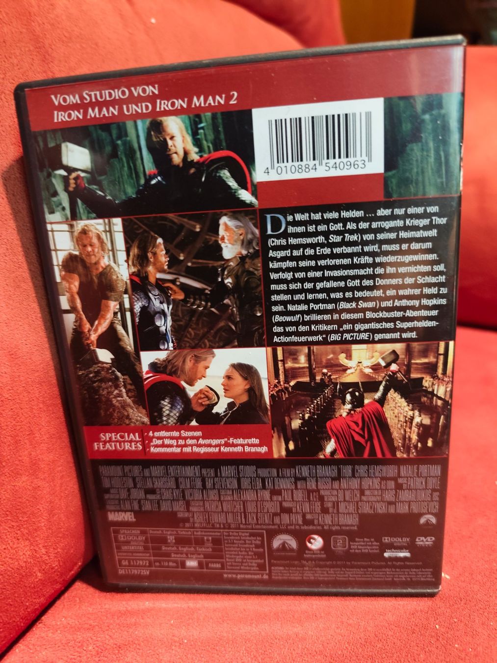 Alle DVDs: Thor DVD (Marvel) – Gebraucht aus Zofingen von noise123 1