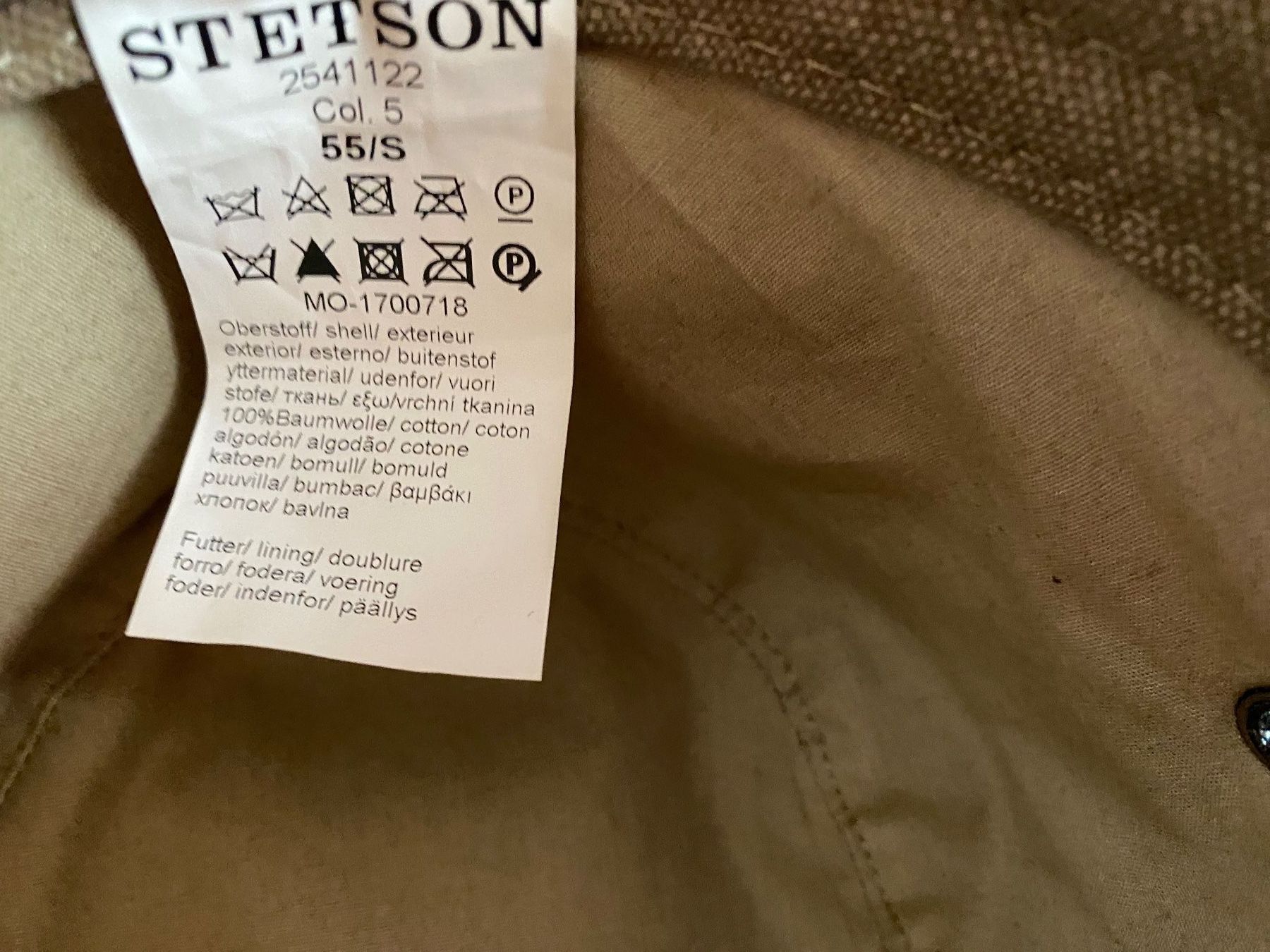 Stetson Copricapi, berretti & cappellini: Hut STETSON Gr. 55/S, Cotton – Usato da Bösingen venduto da Trigusik 9