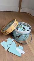 grosses Kinder Puzzle Animaux im Kübel, Weltkart