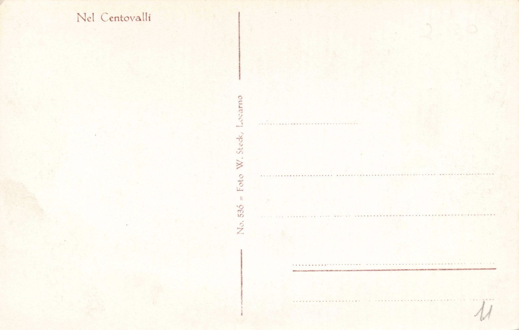 Cartoline postali: Centovalli – Usato da Biasca venduto da Blenio71 1
