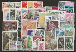 Frankreich 3, kleines Lot ab ca. 1972- 1973 meist gestempel