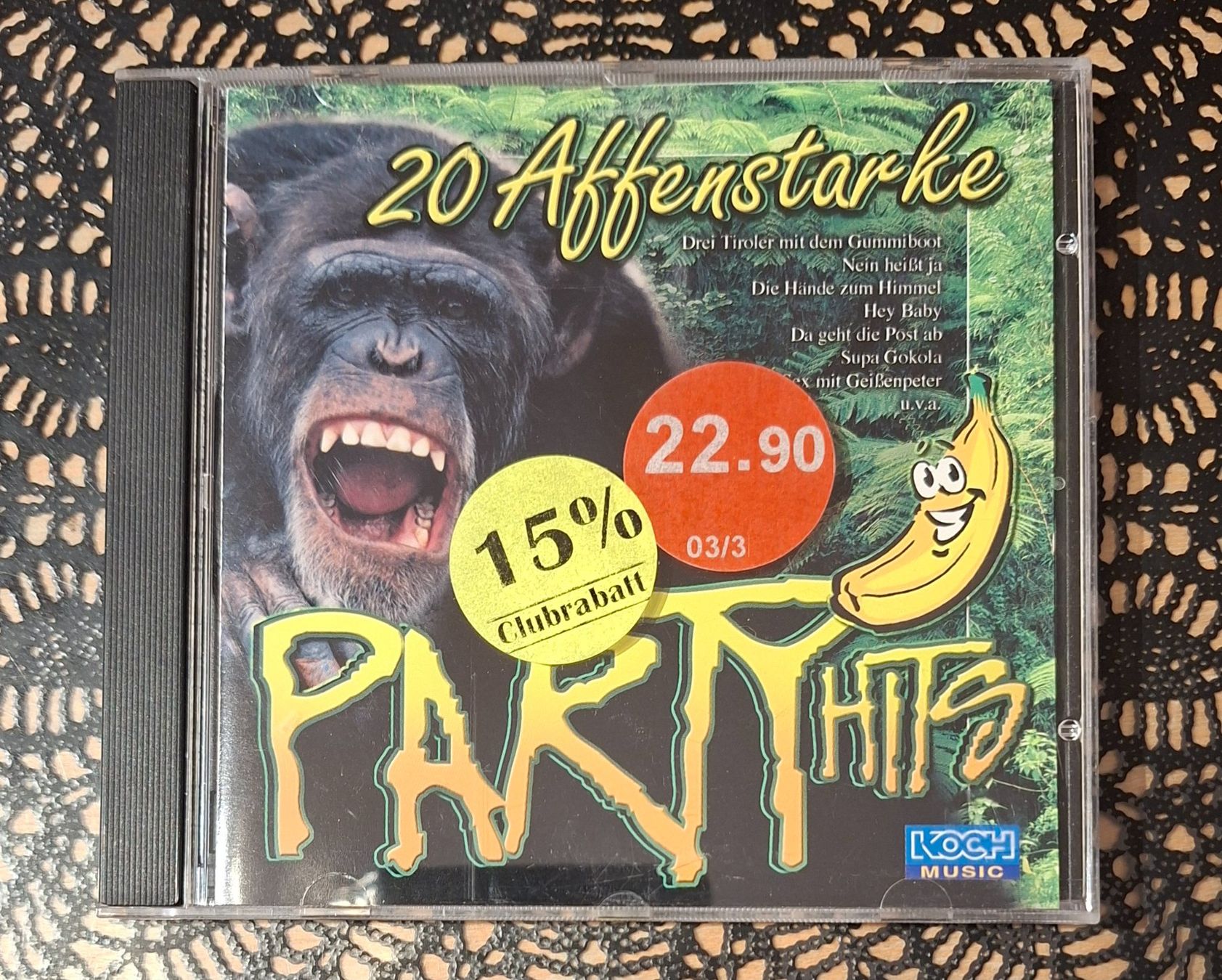 CDs: 20 Affenstarke Party Hits, Hit Compilation Sampler 2002 – Gebraucht aus Schönenberg TG von Gregolino76