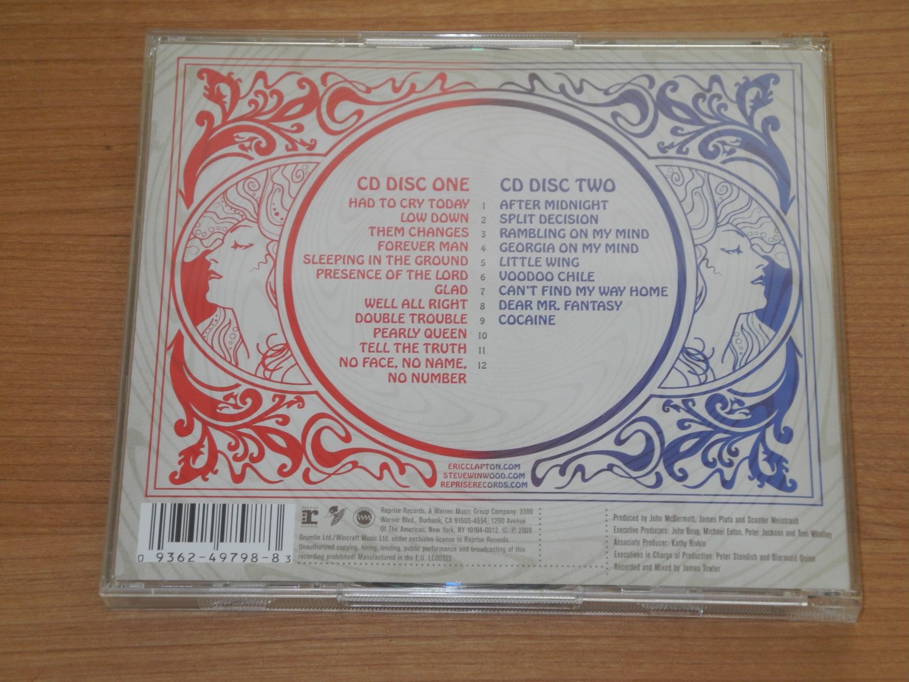 CD: ERIC CLAPTON + STEVE WINWOOD: LIVE FROM MADISON SQUARE GARDE – Nuovo (secondo la descrizione) da Fahrwangen venduto da Swirl2 3