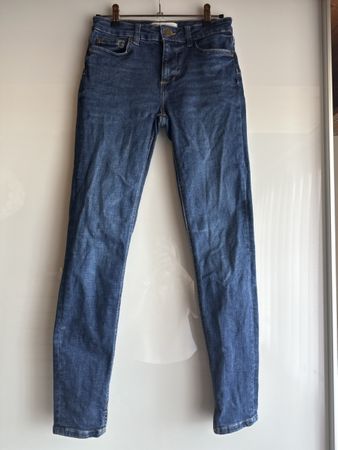 Zara Jeans Damen Grösse 34 dunkelblau Skinny Jeans