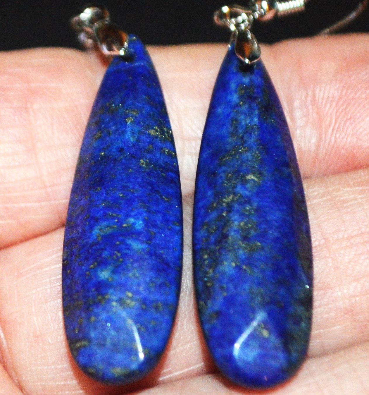 Orecchini pendenti & Orecchini a lobo: Ohrringe D-890 – Lapislazuli – Nuovo e nell'imballaggio originale da Goldiwil (Thun) venduto da han_v5b7